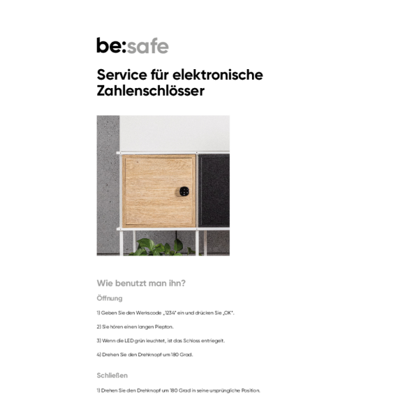 Saar - Elektronische Codeschlösser